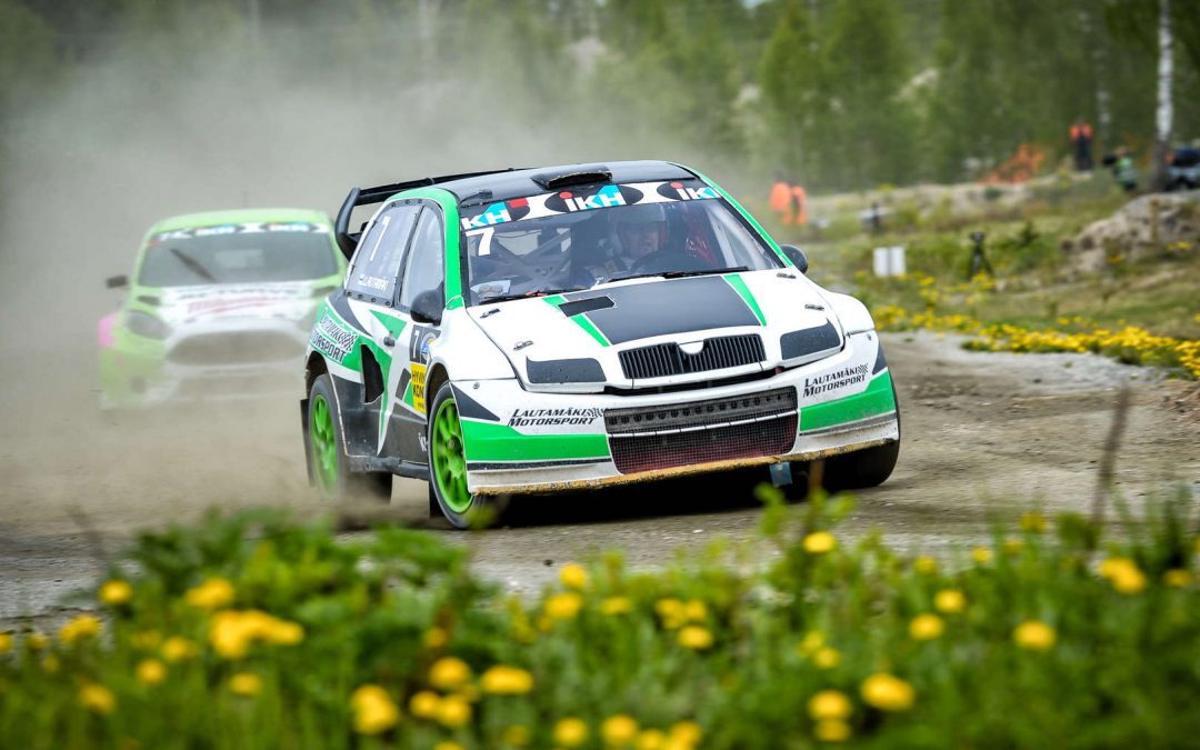 Rallicrossin SM sarja jatkuu Jalasjärvellä Murtoharjun moottoriurheilukeskuksessa 19.8.